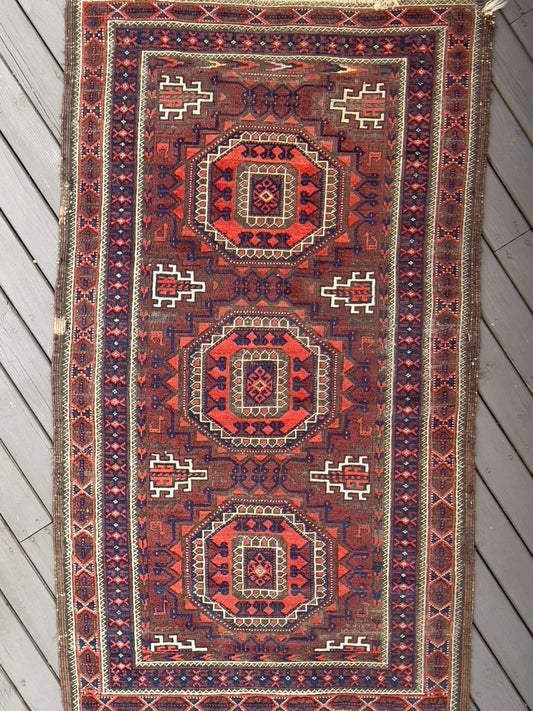 Antique Persian Baluch Rug | 5' 1" x 3'
