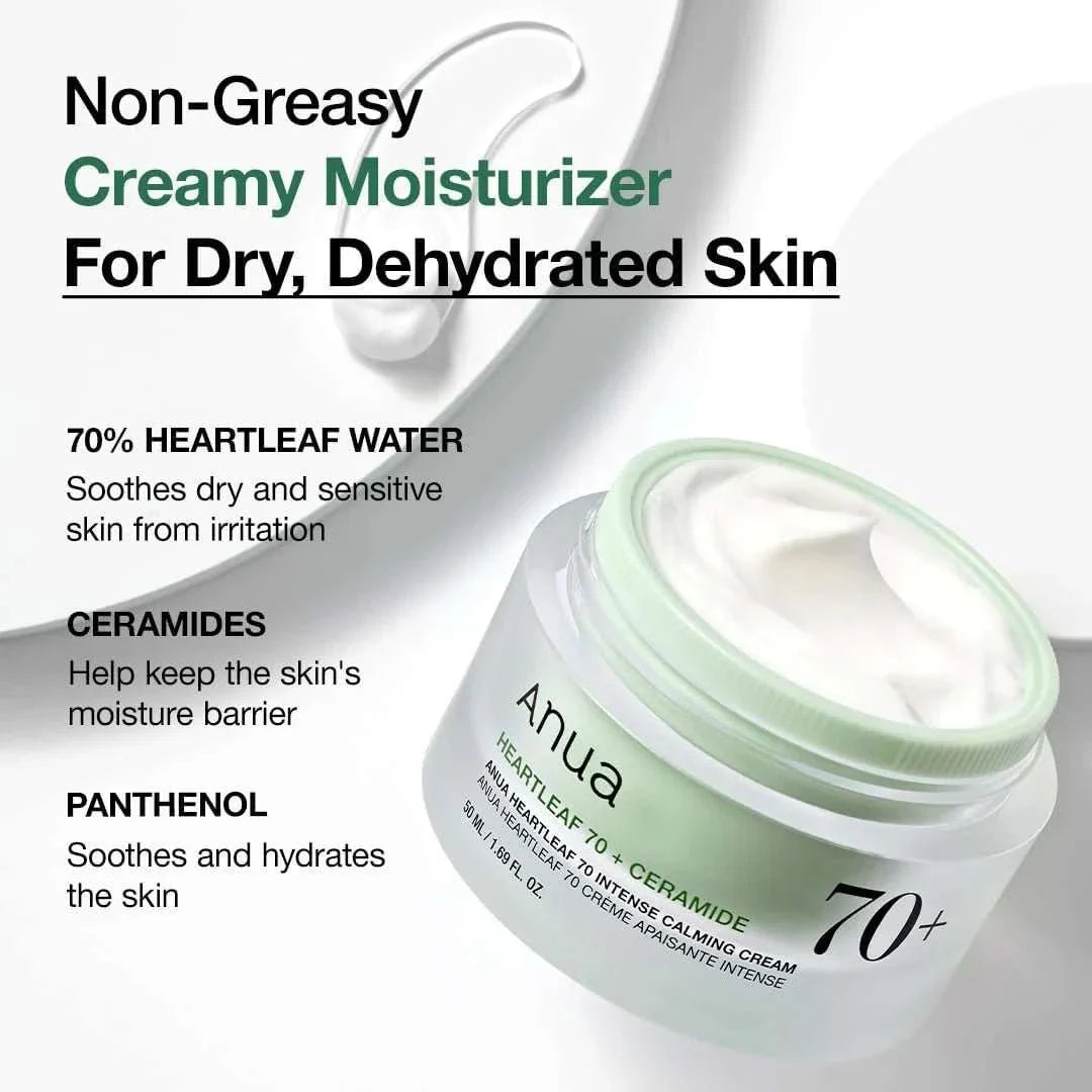 Anua Heartleaf 70% Intense Calming Cream 50ml