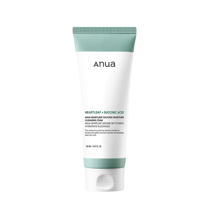 Anua Heartleaf Succinic Moisture Cleansing Foam 150ml