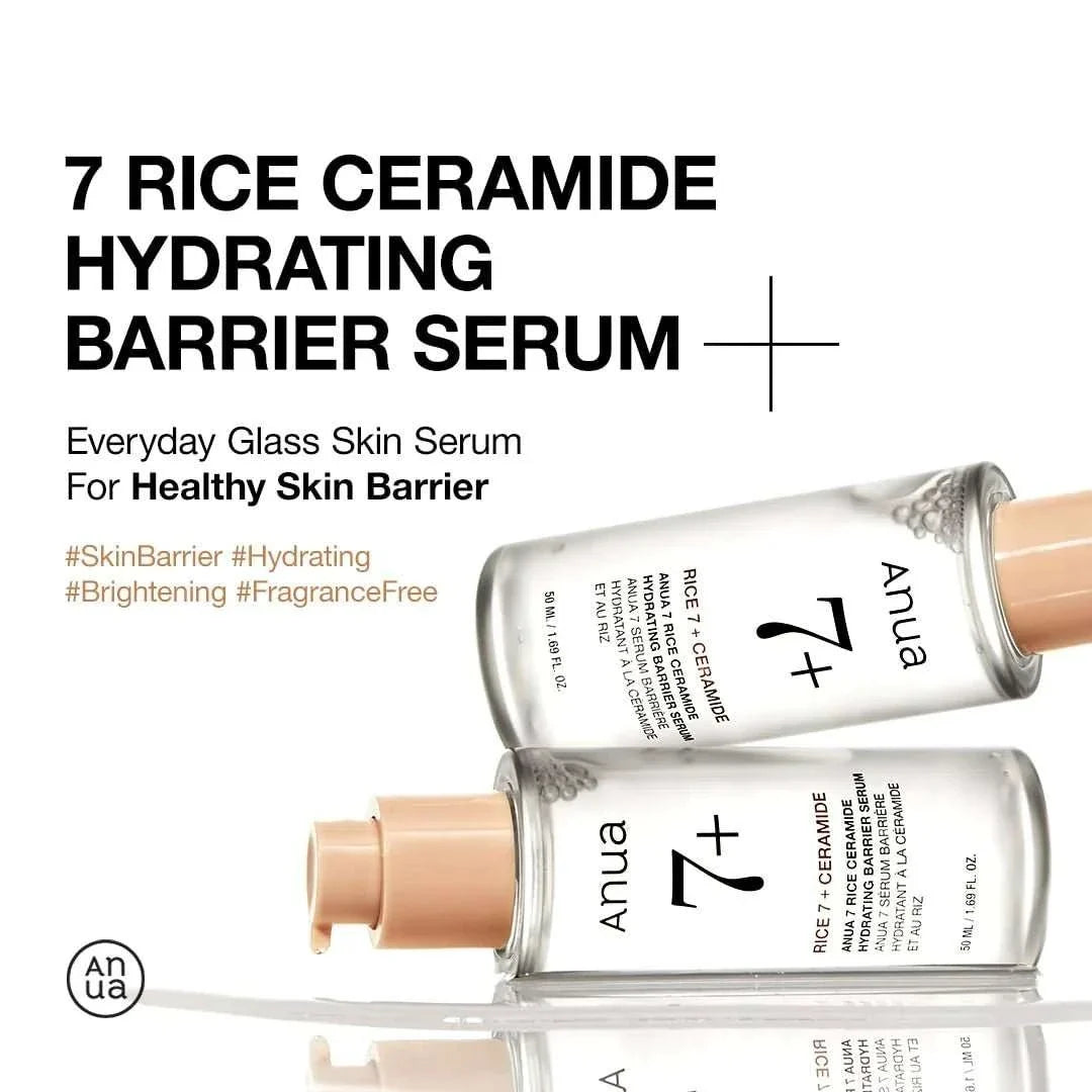 Anua Rice 7 Ceramide Hydrating Barrier Serum 50ml