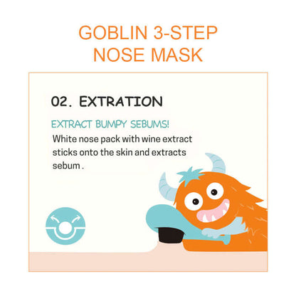 APIEU Goblin Blackhead 3-Step Nose Sheet 6.2g