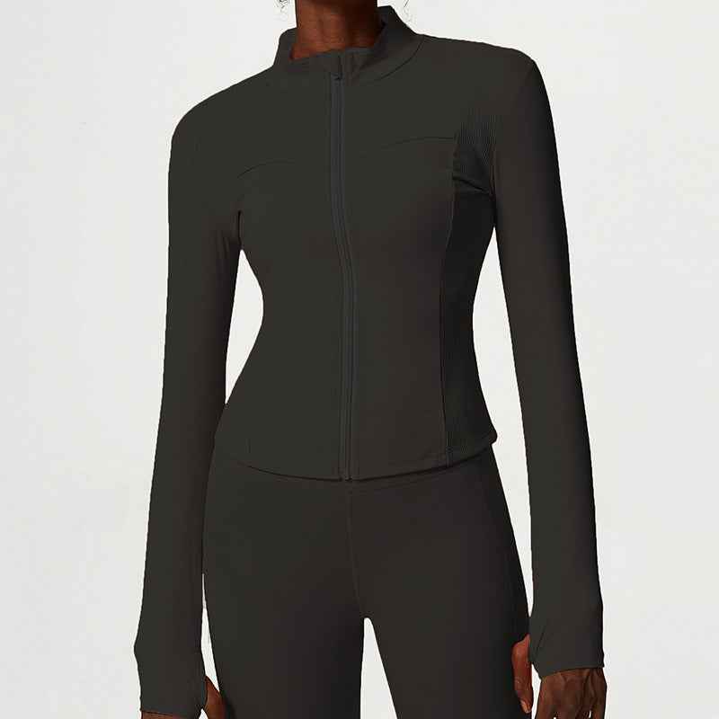 Women’s Nylon Sports Jacket – Autumn & Winter Workout Activewear