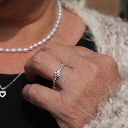 Bague Éclat en argent sterling
