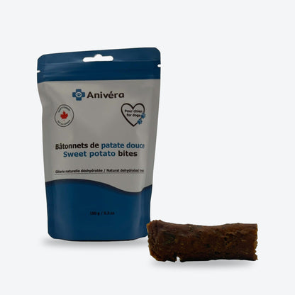 Bâtonnets de patate douce pour chien