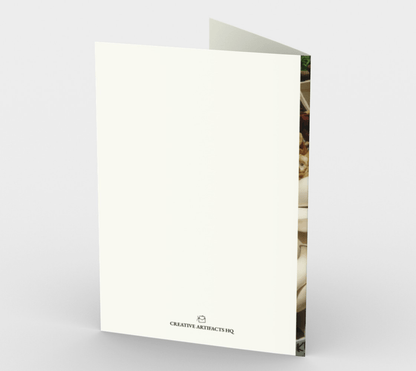 Set of 3 Blank Greeting Cards | 5 x 7 | Market Funghi