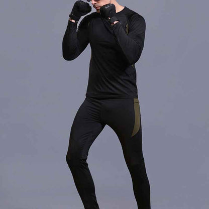 Men’s Thermal Sports Workout Set – Warm Athletic Base Layer Underwear