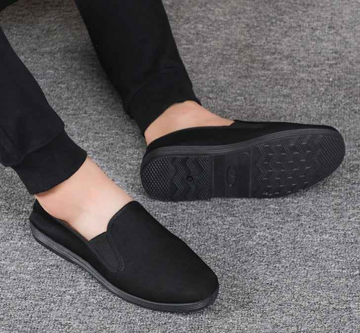 Men's Warm Velvet-Lined Cotton Casual Shoes