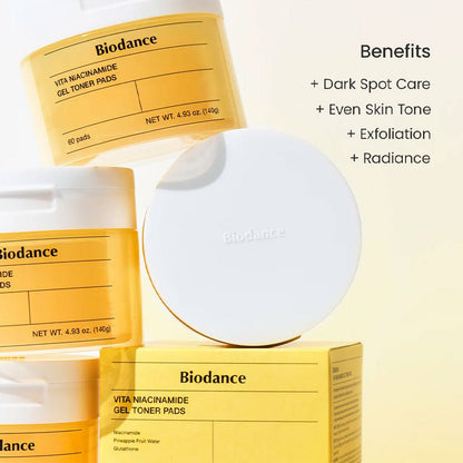 Biodance Vita Niacinamide Gel Toner Pad 140g / 60pads