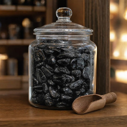 Black Tourmaline A Tumbled Stones