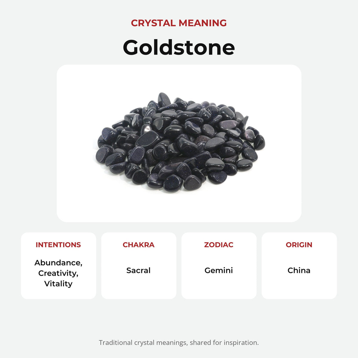 Blue Goldstone Tumbled Stones (Synthetic)