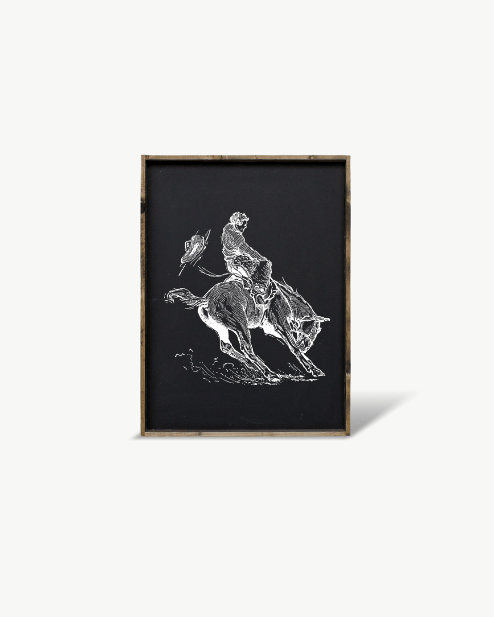 Bucking Bronco Sign - AURABAGS SHOP