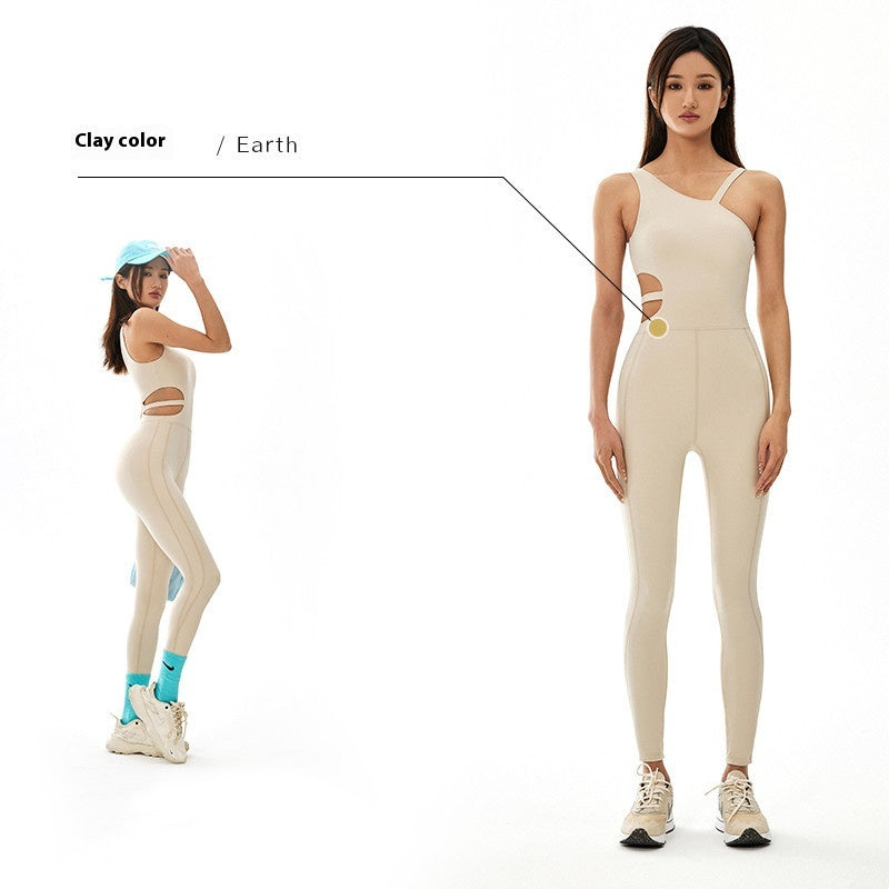 Women’s Breathable One-Piece Workout Outfit – Hip-Fit Fitness & Sportswear