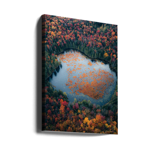 Wall art Autumn at the Lake
