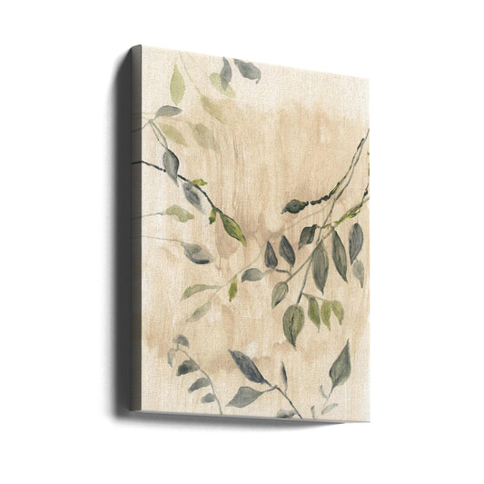 Wall art Colour Washed Leaves No1