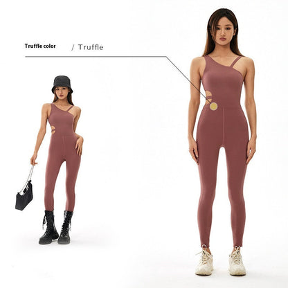 Women’s Breathable One-Piece Workout Outfit – Hip-Fit Fitness & Sportswear