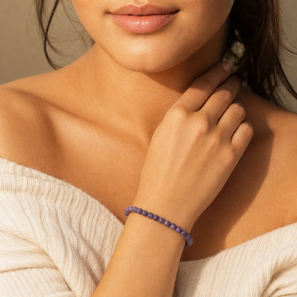 Charoite 7mm Bead Bracelet