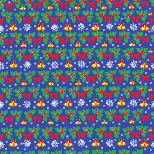 Christmas Bells  Adhesive Vinyl Pattern