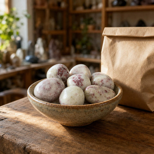 Cinnabarite Tumbled Stones - Medium