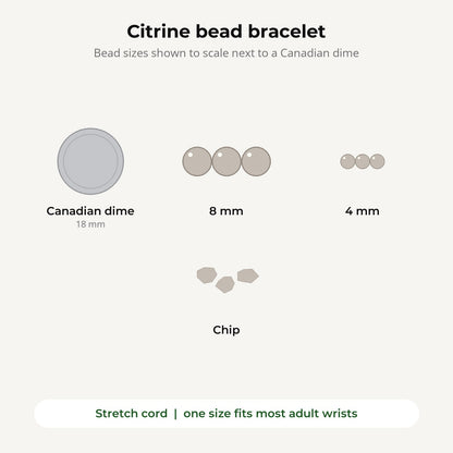 Citrine Chip Bracelet (Enhanced)