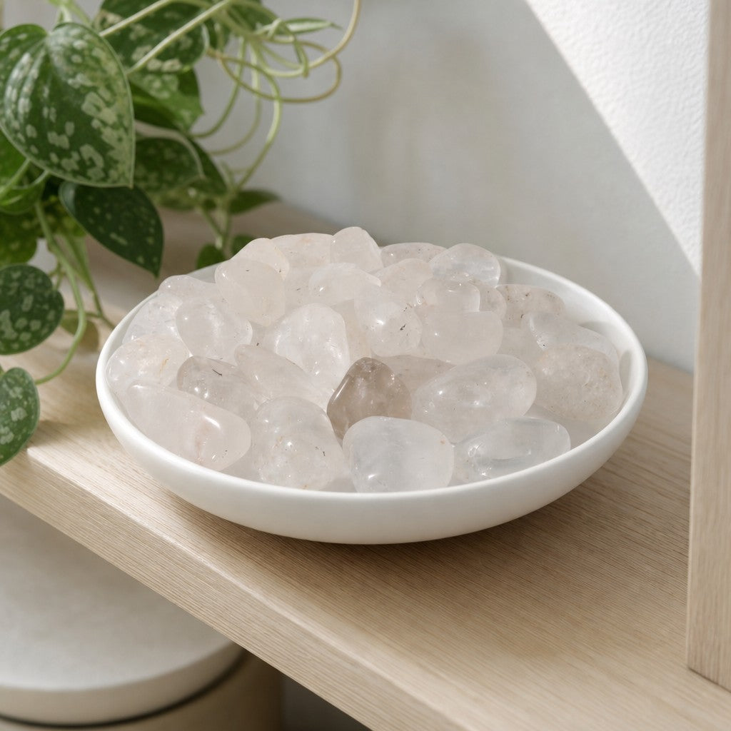 Clear Quartz B Tumbled Stones