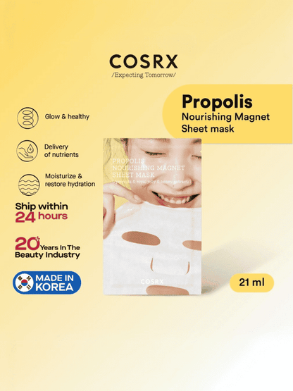 COSRX Full Fit Propolis Nourishing Magnet Sheet Mask 25ml