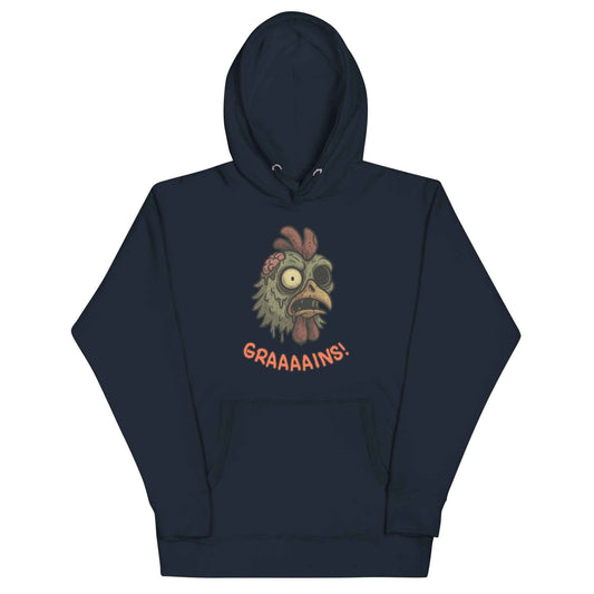 Halloween Zombie Chicken Unisex Bunny Hug (hoodie)