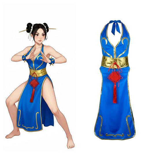 Japanese Character Cosplay Costume Cheongsam Dress Lingerie Set