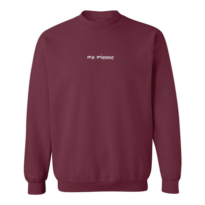 Crewneck "Ma mienne" brodé