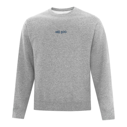 Crewneck "Her Boo" brodé