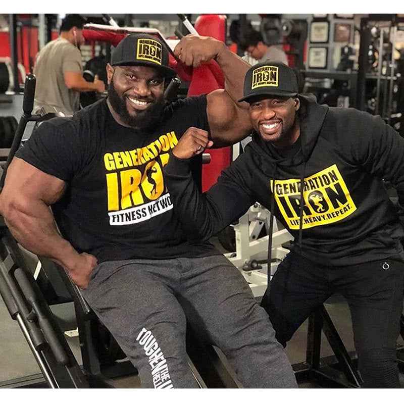 Fashion Personality Fitness Vest for Men – Casual Printed Gym T-Shirt