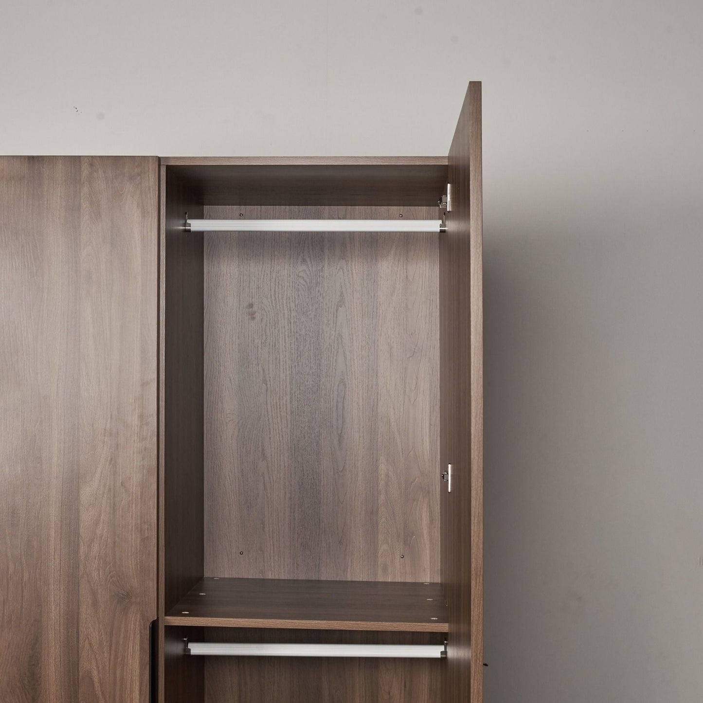 Dalumd Two-Door Wooden Wardrobe