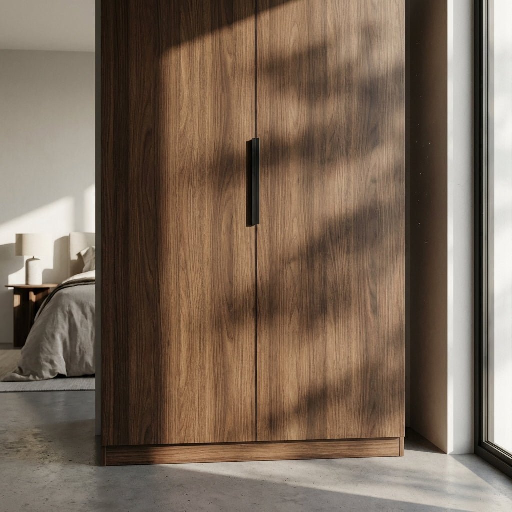 Dalumd Two-Door Wooden Wardrobe