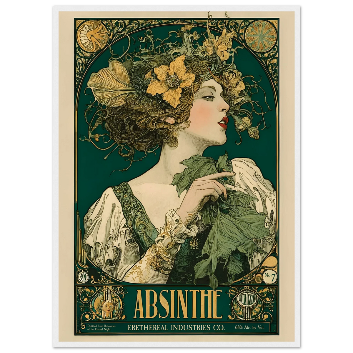 L’Absinthe d’Ombre - Poster & Framed Print