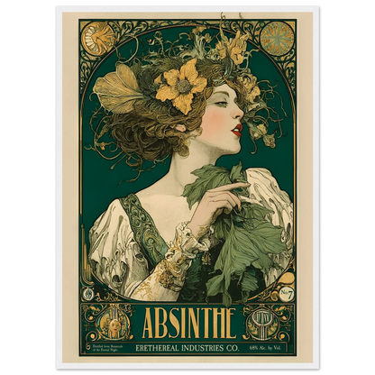 L’Absinthe d’Ombre - Poster & Framed Print