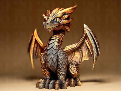 Upright Sitting Dragon - Dragons Series