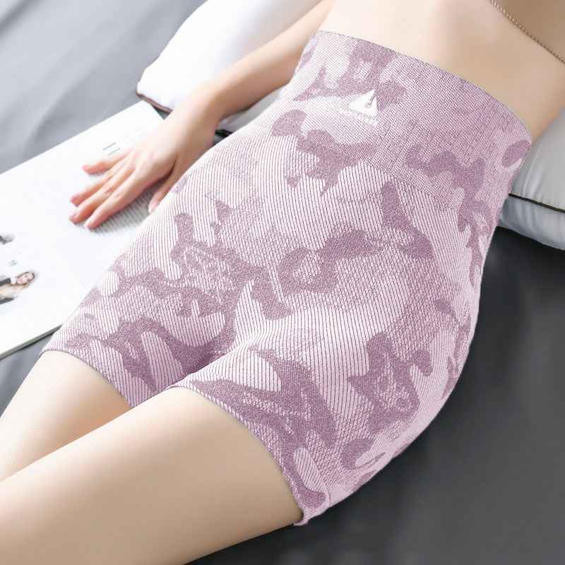 Women’s Printed Gym & Yoga Shorts – Soft Workout Running Shorts for Summer
