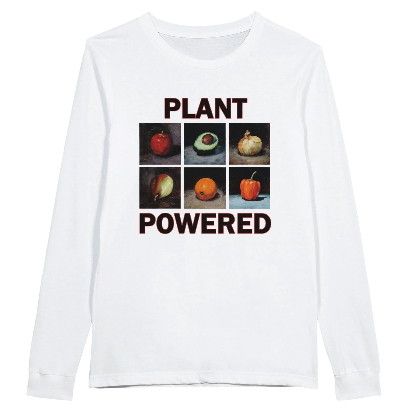 Plant Powered Long Sleeve T-Shirt – Comfortable Cotton Tee