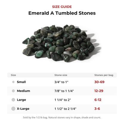 Emerald A Tumbled Stones