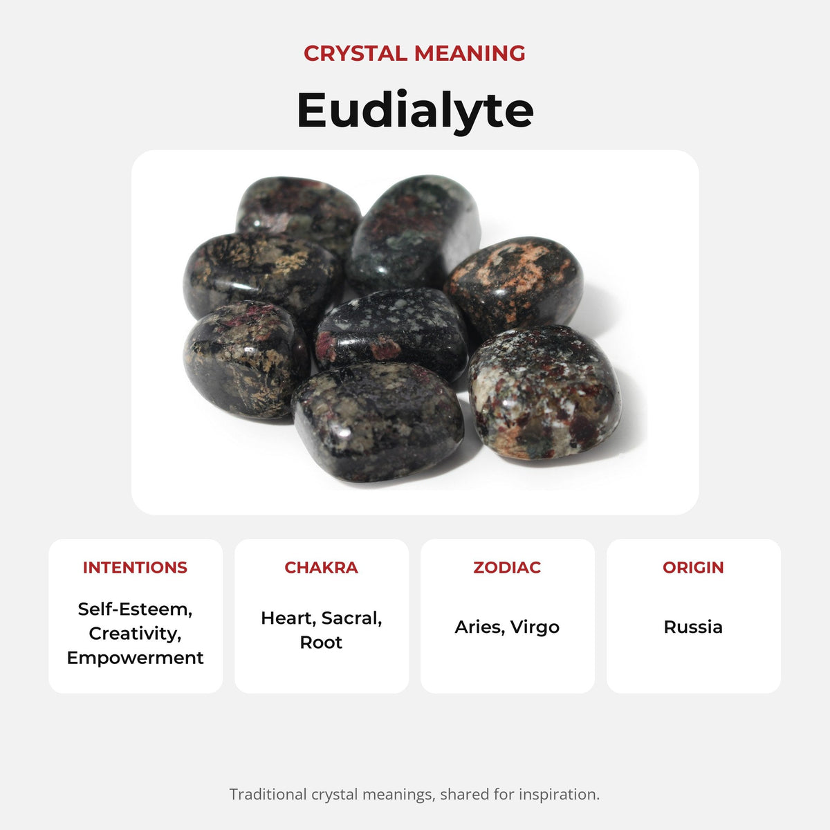 Eudialyte B Tumbled Stones