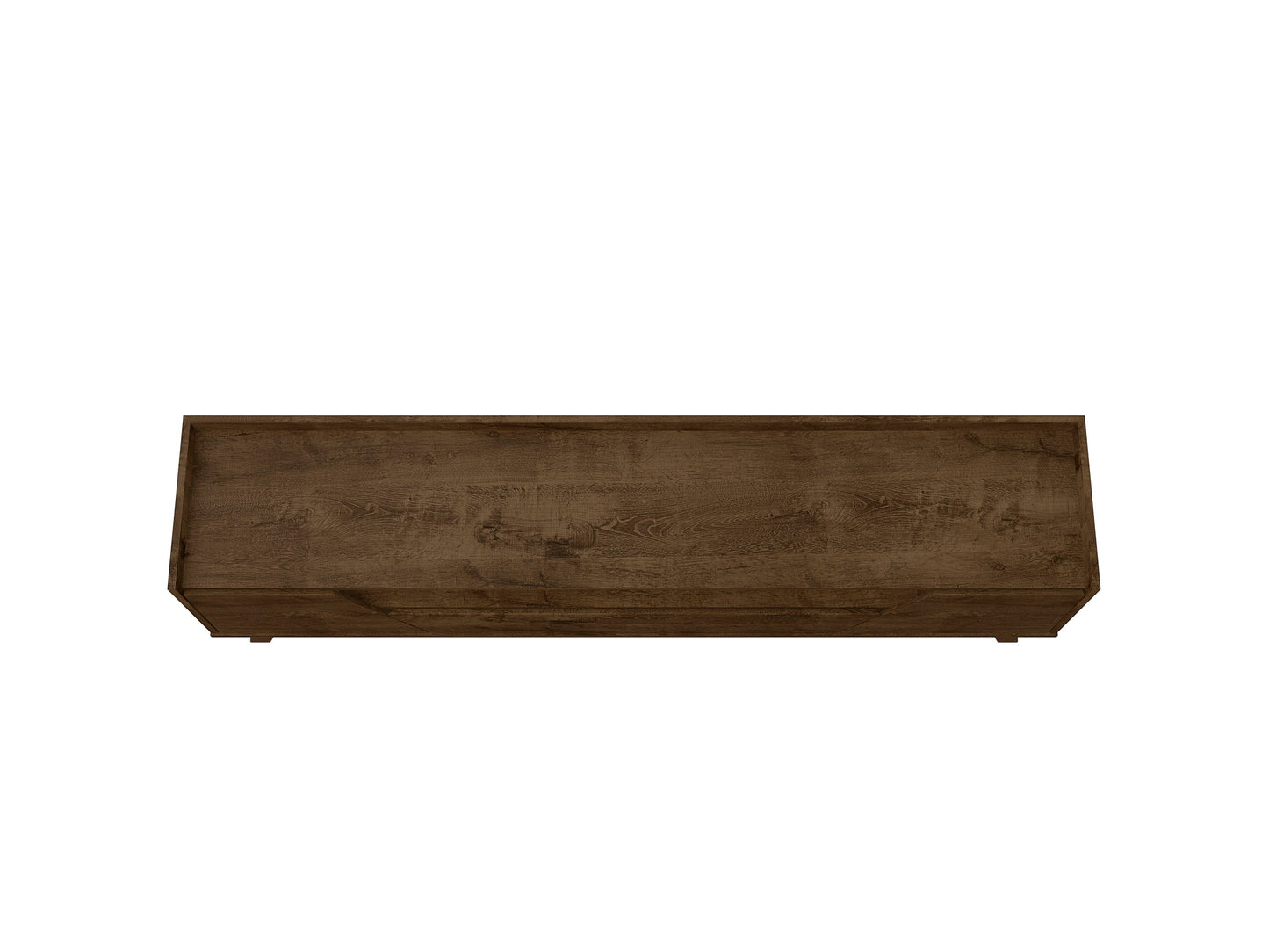 Malmo Modern 70.8" TV Stand with 2 Drawers - Rustic Brown