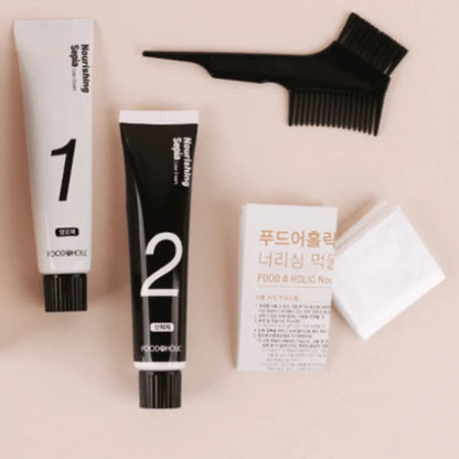 Foodaholic Nourishing Sepia Color Cream 1min 3N Natural Black 60g