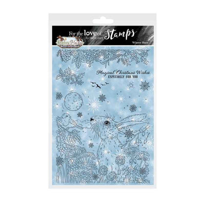 For The Love Of Stamps - Winter Hare A5 Stamp Set