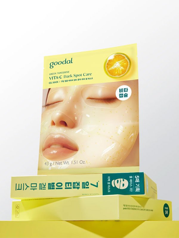 goodal Green Tangerine Vita C Dark Spot Care Gel Mask 43g