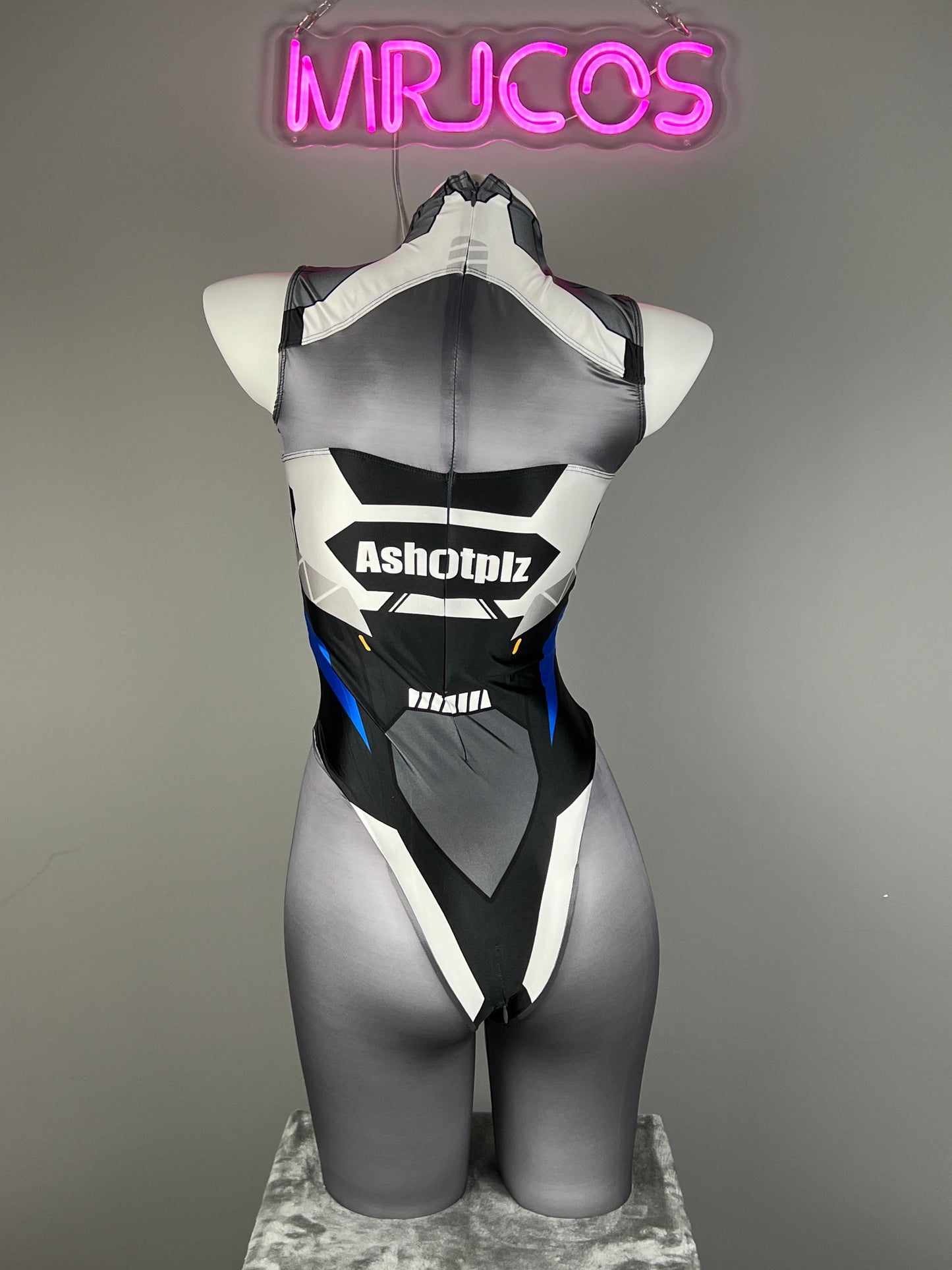 Anime Sci-Fi Spandex Cosplay Open Crotch Bodysuit Costume Lingerie Zentai