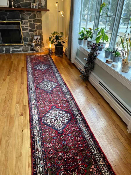 Hamadan Asadabad Runner | 12' 8" x 2' 5"