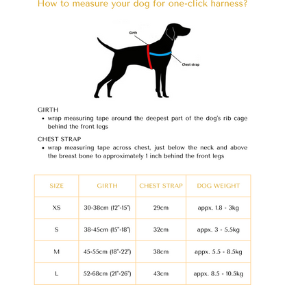 Welsh One-Click Dog Harness
