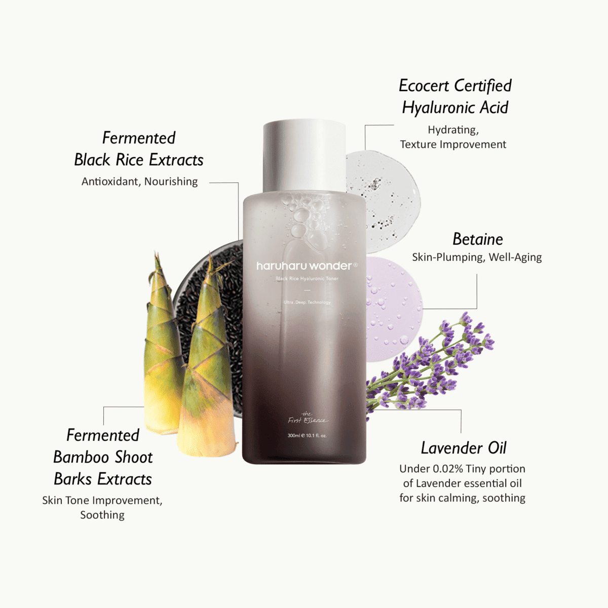 haruharu wonder Black Rice Hyaluronic Toner 300ml