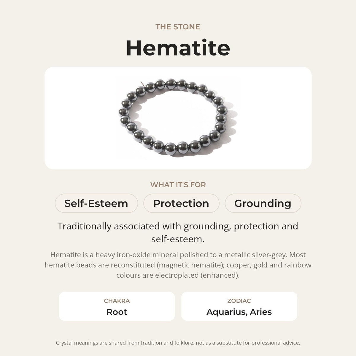 Hematite Bead Bracelet
