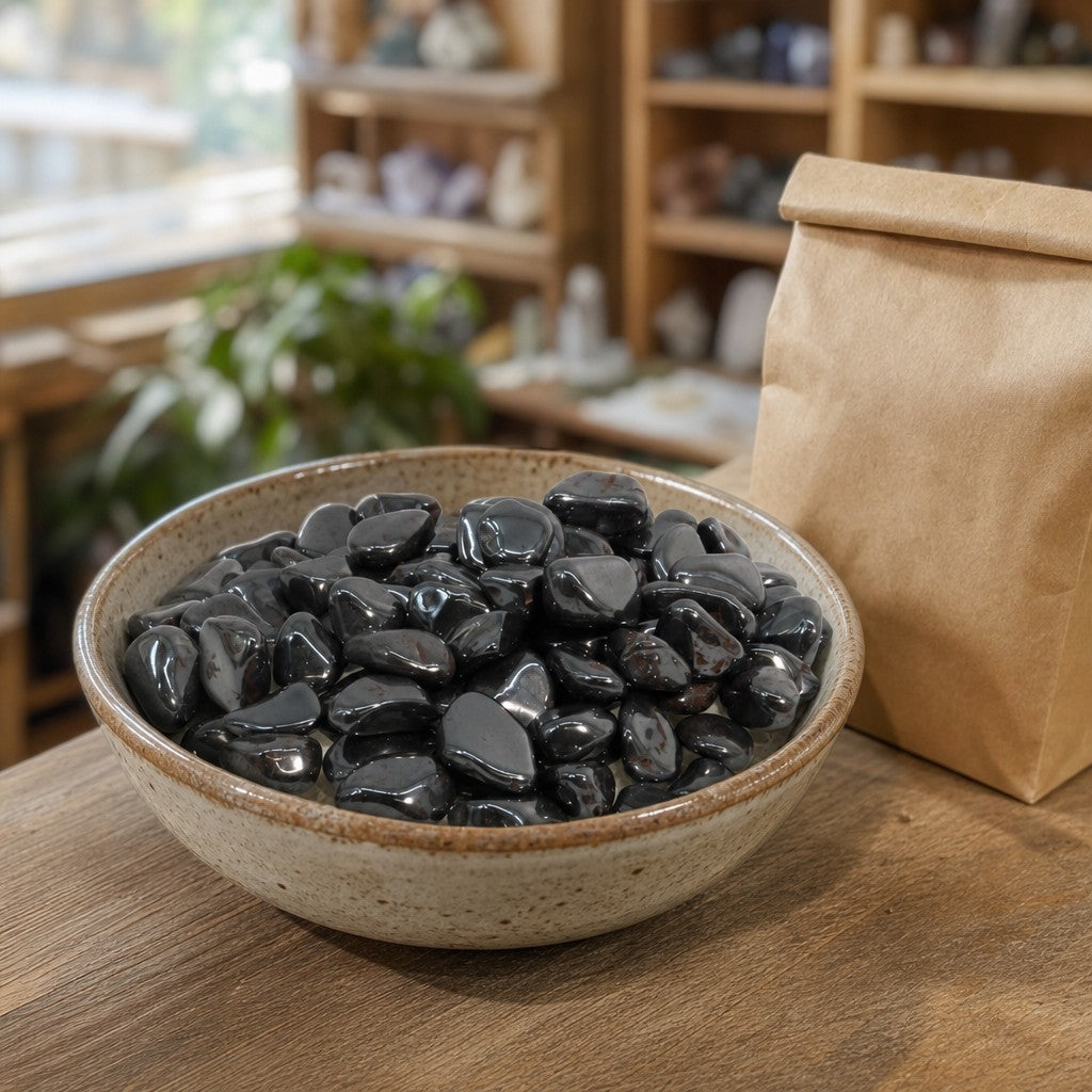 Hematite Tumbled Stones - Mini