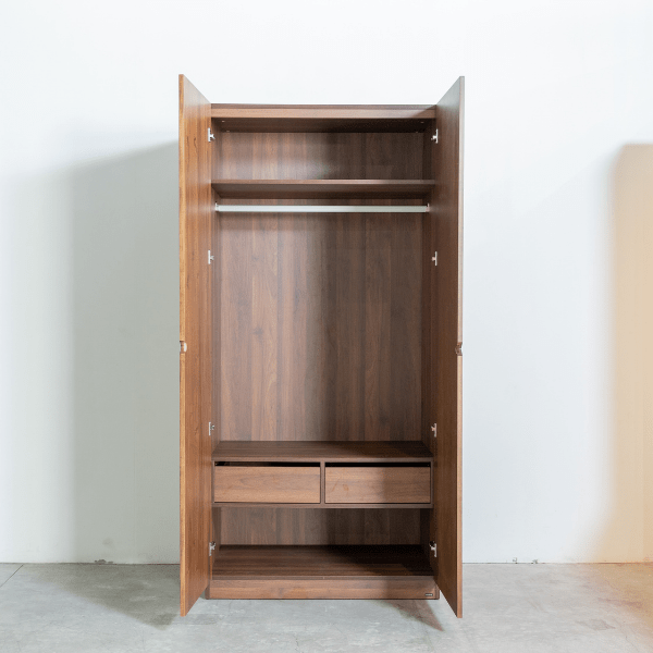 Hobro 301 Two-Door Wooden Wardrobe